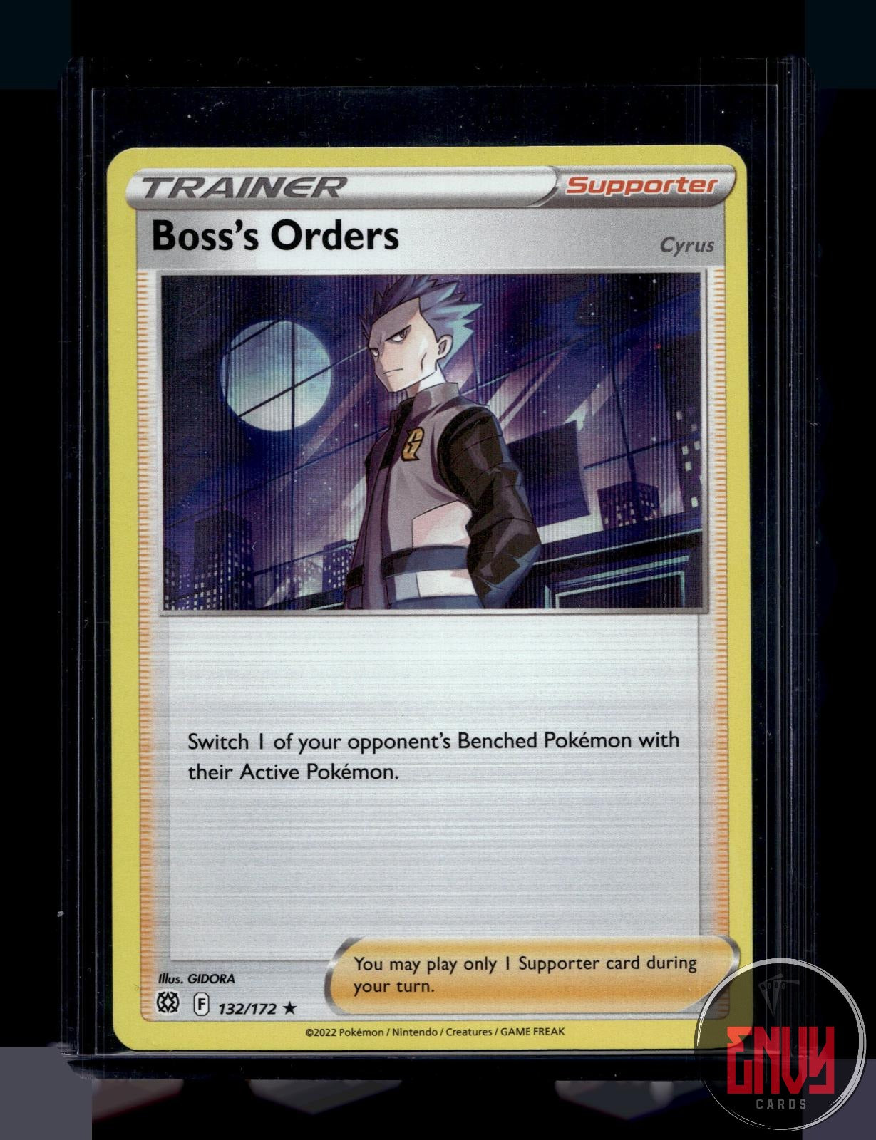 Boss's Orders Near Mint 132/172 Rare Brilliant Stars Pokemon Holo