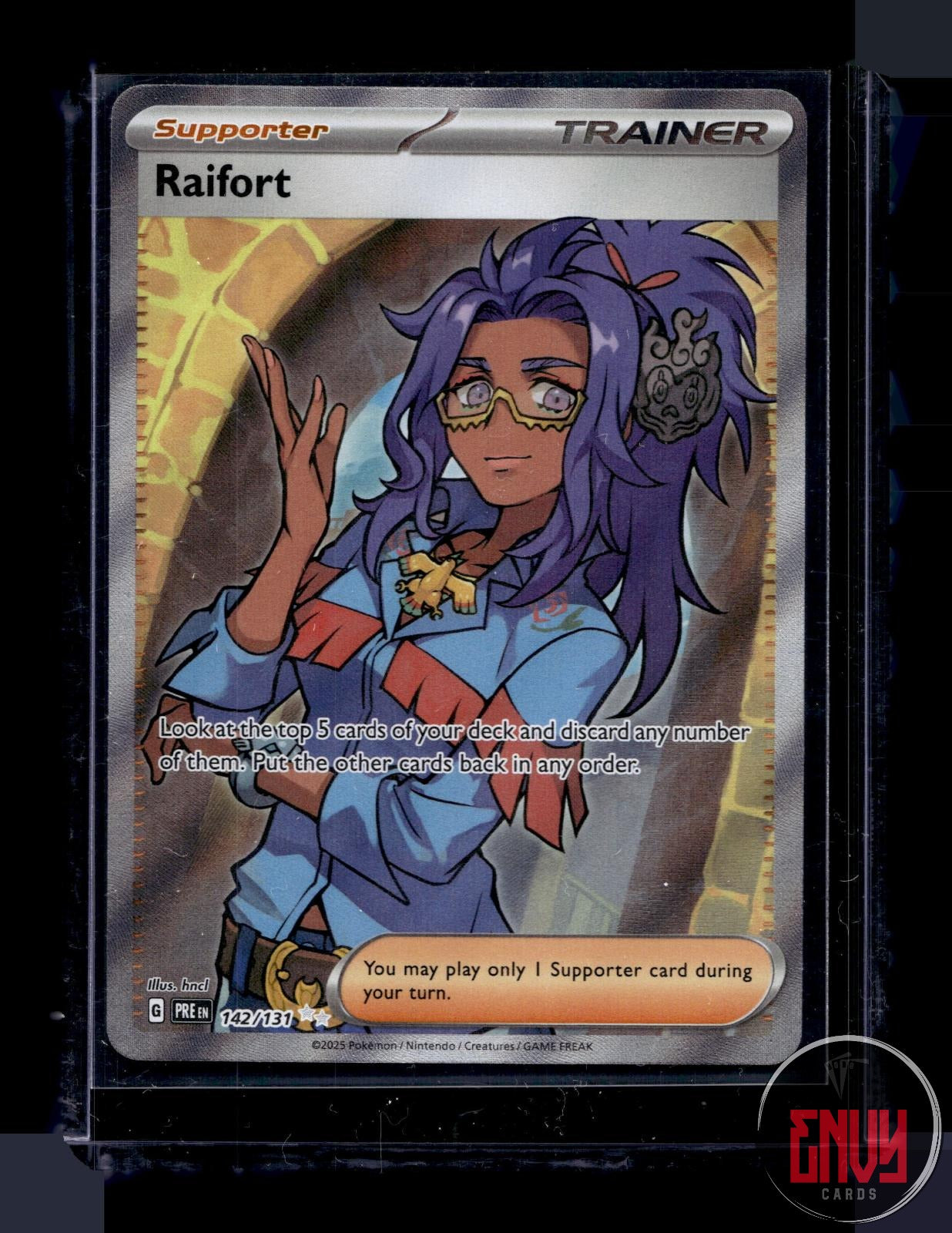 Raifort Near Mint 142/131 Ultra Rare Prismatic Evolutions Pokemon