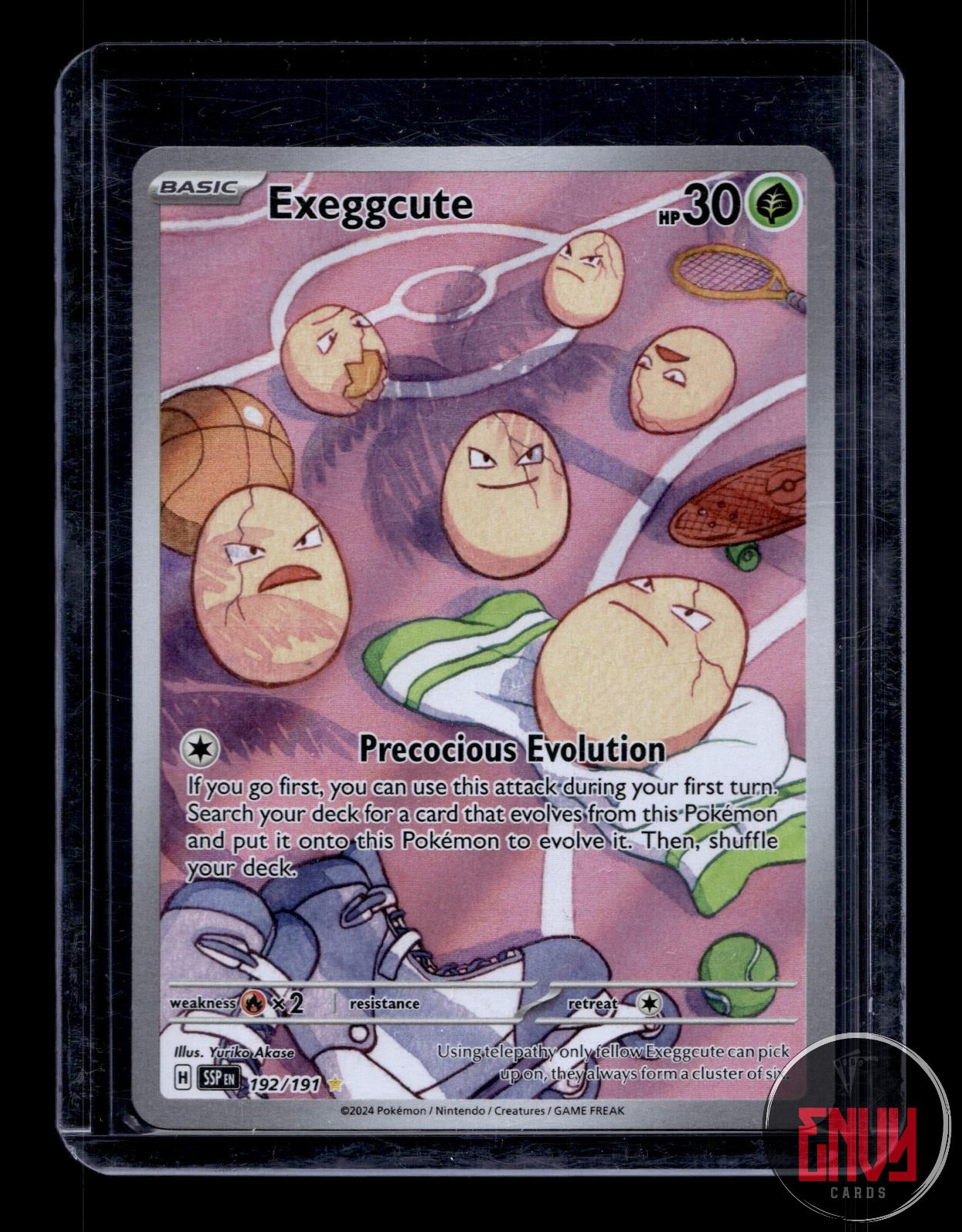 Exeggcute Near Mint 192/191 Illustration Rare Surging Sparks Pokemon