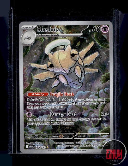 Shedinja Near Mint 144/132 Illustration Rare Mega Evolution Pokemon