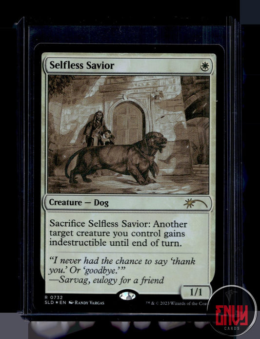 Selfless Savior (Sketch Showcase) NM 732 Secret Lair Drop Series Foil