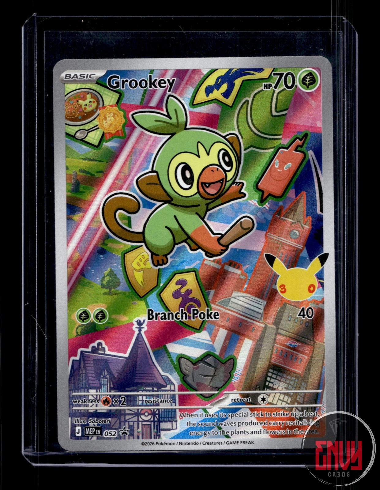 Grookey Near Mint 052 Promo ME: Mega Evolution Promo Pokemon Holo