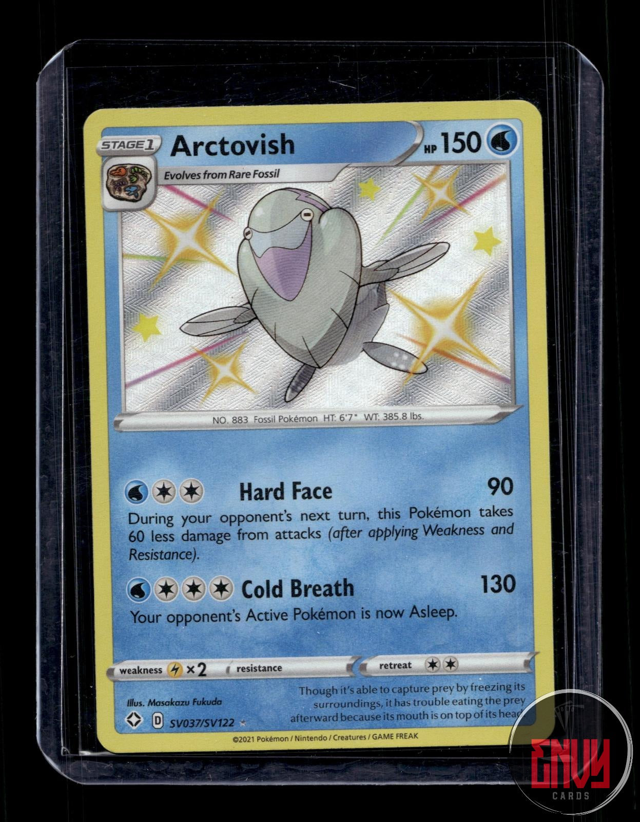 Arctovish NM SV037/SV122 Shiny Rare Shining Fates Shiny Vault Pokemon Holo