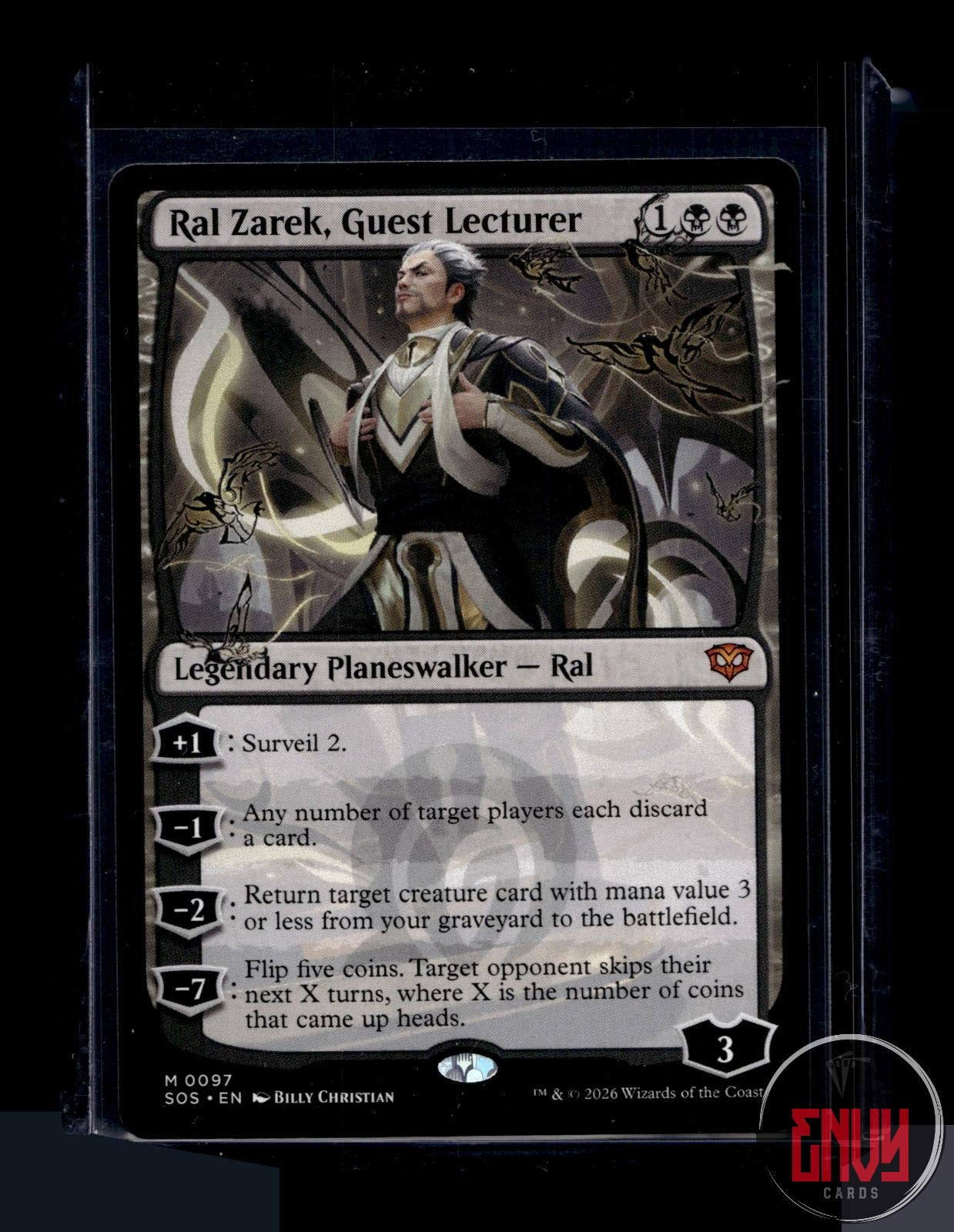 Ral Zarek, Guest Lecturer Lightly Played 97 Mythic Secrets of Strixhaven