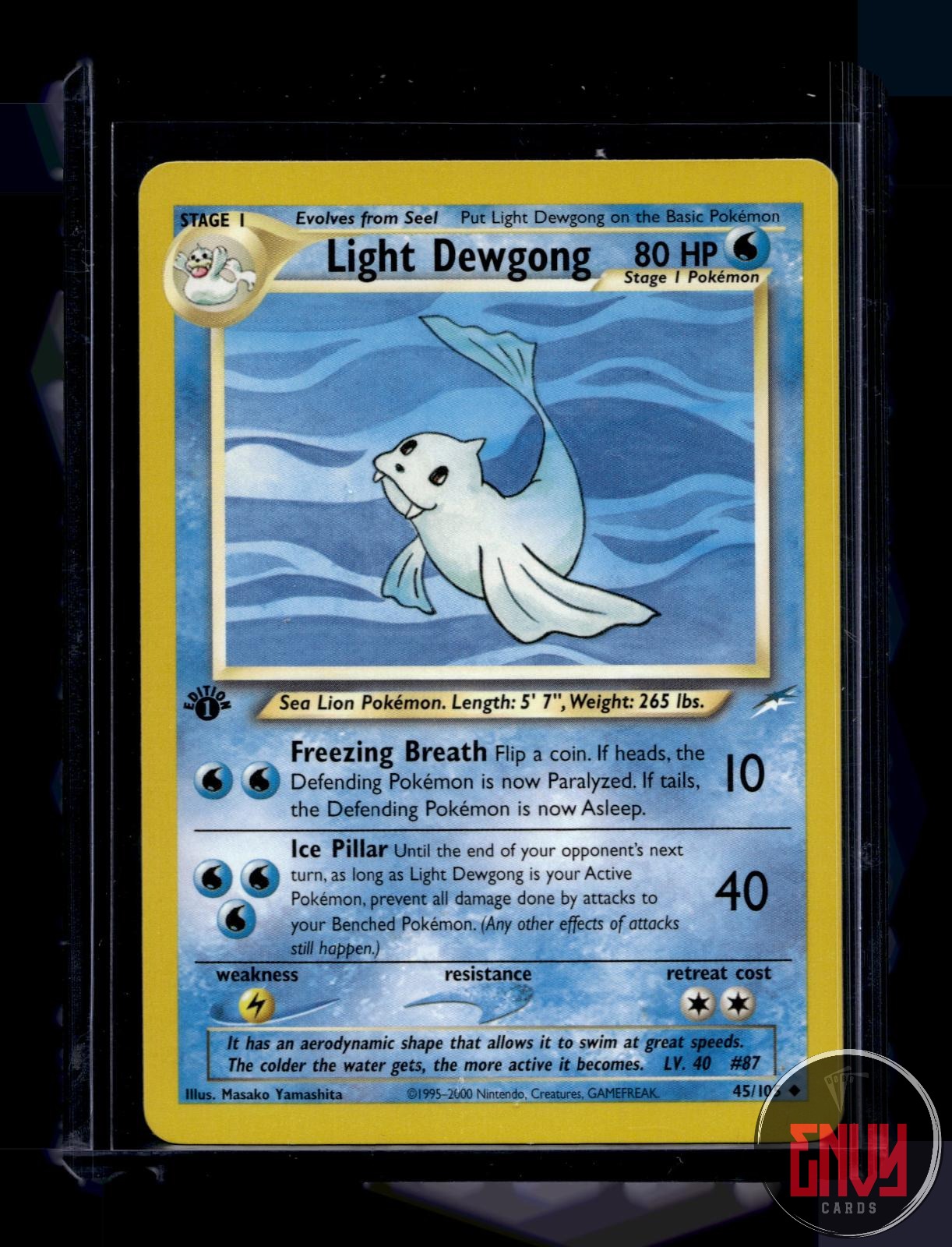 Light Dewgong Lightly Played 45/105 Uncommon Neo Destiny Pokemon