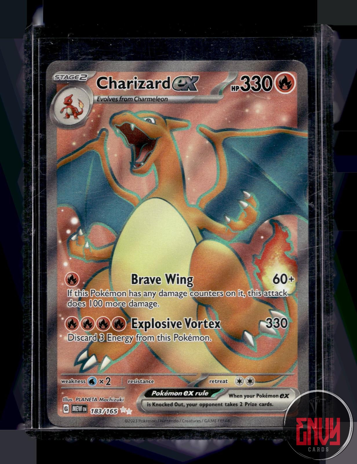 Charizard ex Near Mint 183/165 Ultra Rare 151 Pokemon