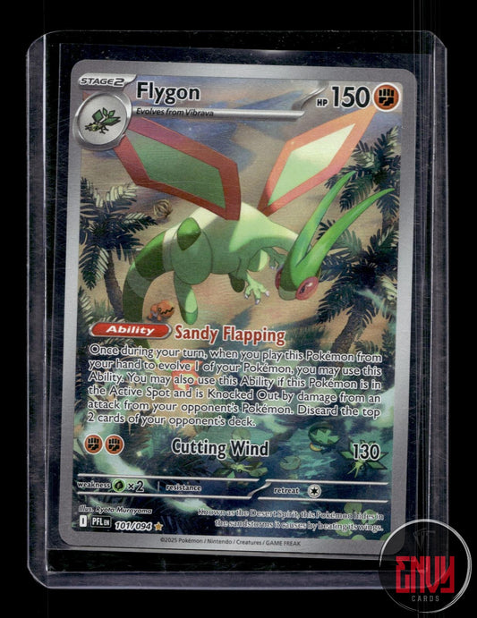 Flygon Near Mint 101/094 Illustration Rare Phantasmal Flames Pokemon
