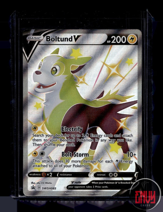 Boltund V Near Mint SWSH085 Promo Sword & Shield Promo Pokemon Holo