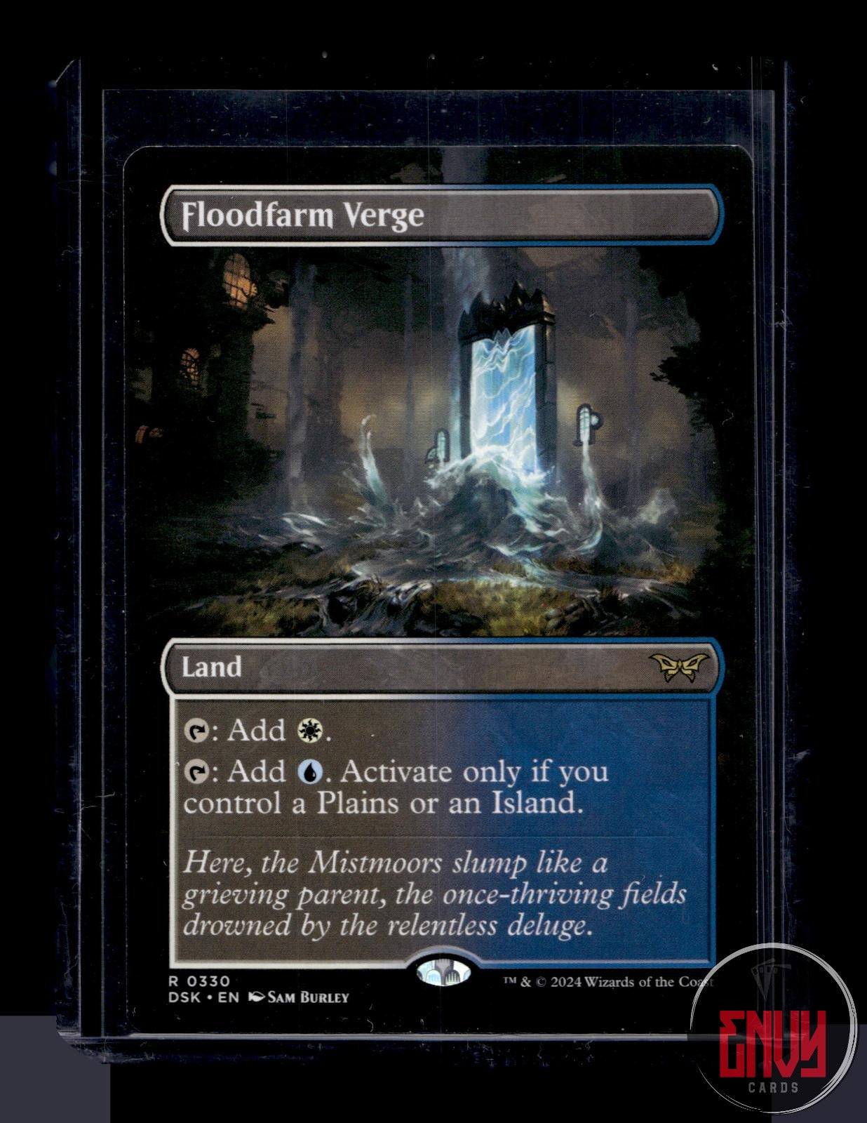 Floodfarm Verge (Borderless) Lightly Played 330 Rare Duskmourn: House of Horror