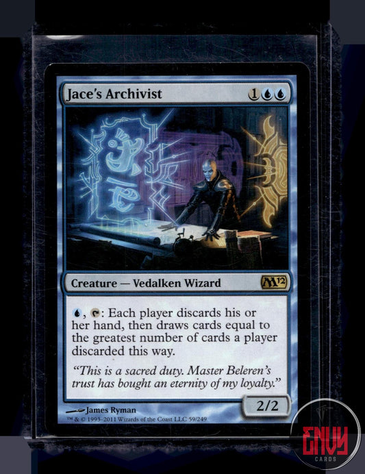 Jace's Archivist Lightly Played 59 Rare Magic 2012 (M12) Magic: The Gathering