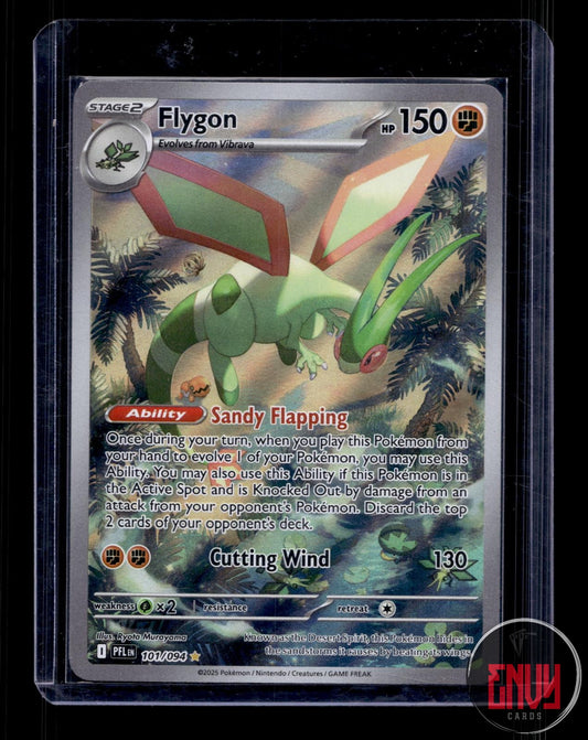 Flygon Near Mint 101/094 Illustration Rare Phantasmal Flames Pokemon Holo