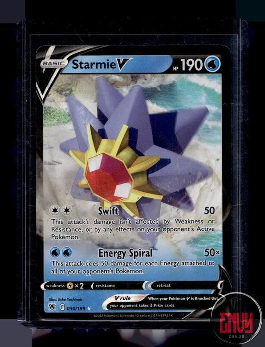 Starmie V Lightly Played 030/189 V Rare Astral Radiance Pokemon