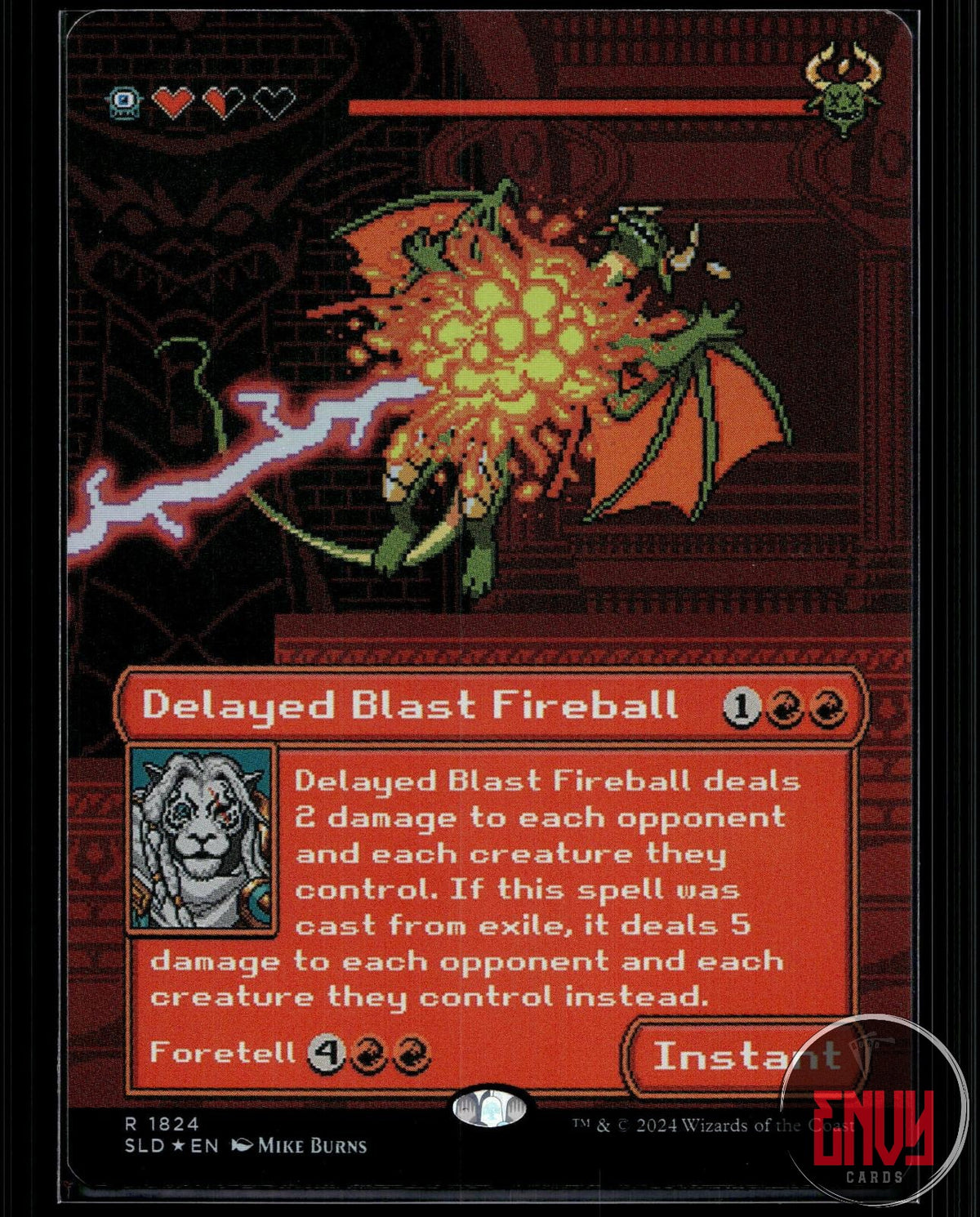 Delayed Blast Fireball (Rainbow Foil) NM 1824 Rare Secret Lair Drop Series