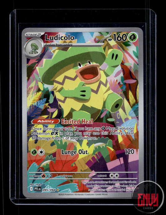 Ludicolo Near Mint 095/094 Illustration Rare Phantasmal Flames Pokemon