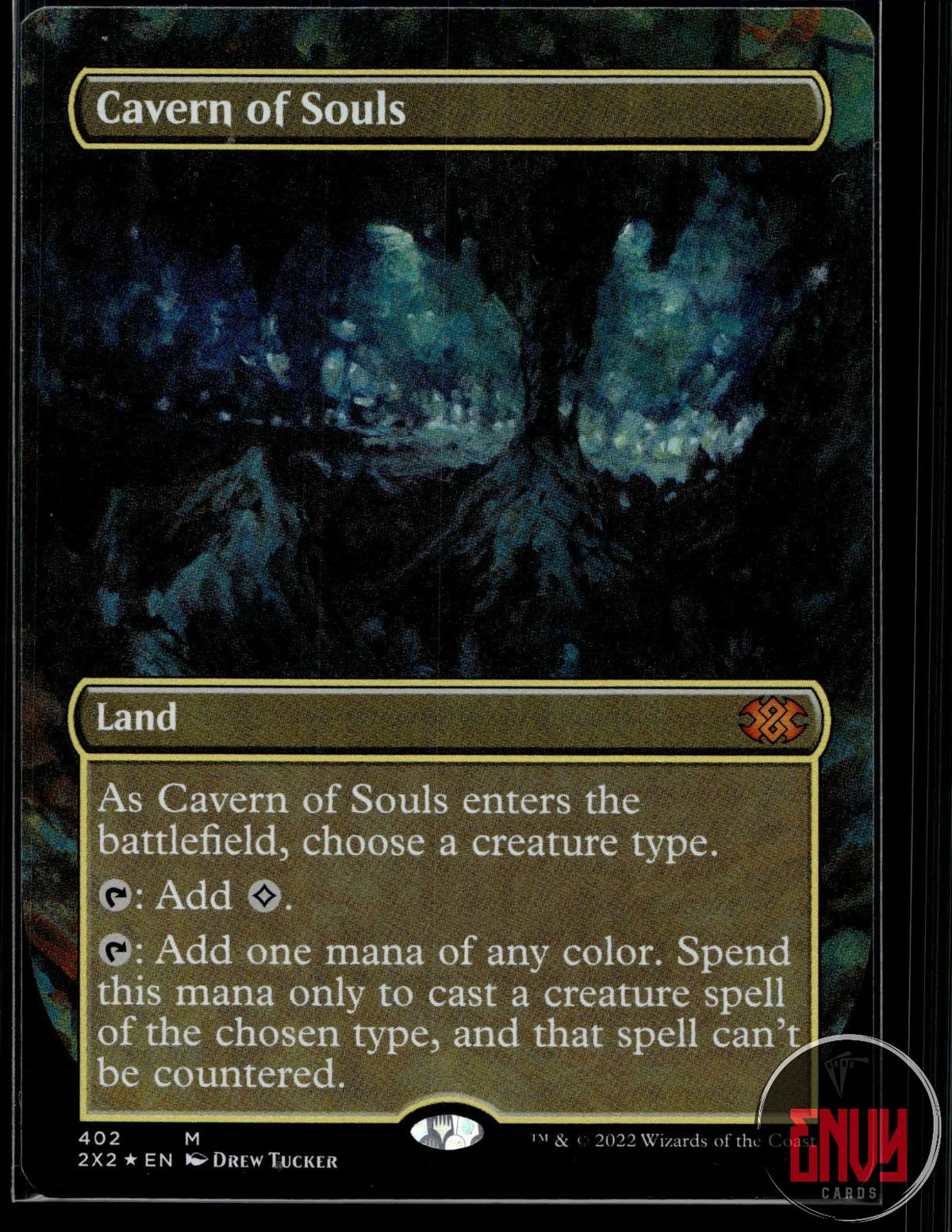 Cavern of Souls (Borderless) Near Mint 402 Mythic Double Masters 2022 Foil