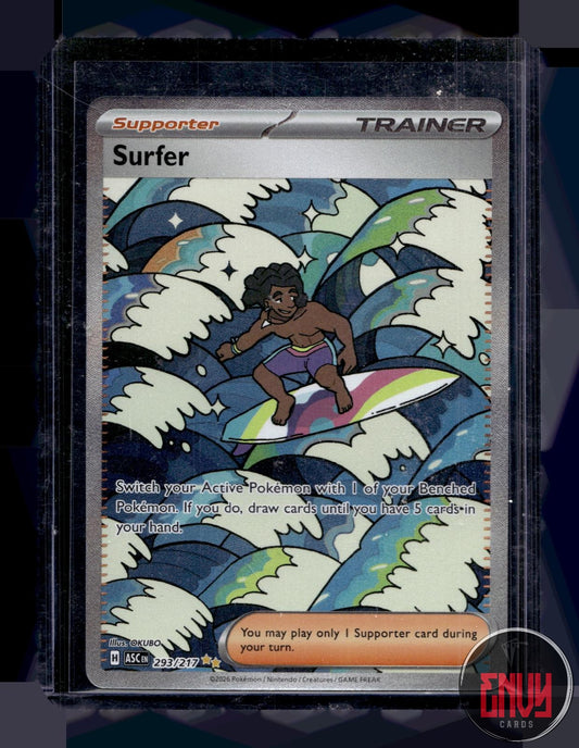 Surfer Near Mint 293/217 Special Illustration Rare Ascended Heroes Pokemon Holo
