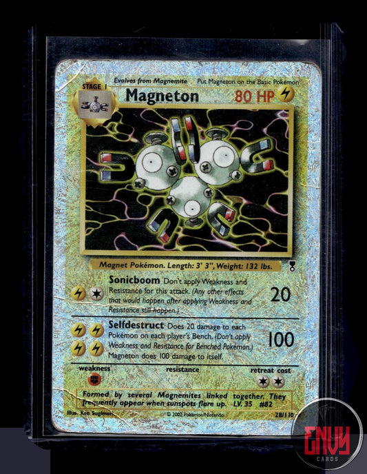 Magneton Damaged 28/110 Rare Legendary Collection Pokemon Reverse Holo