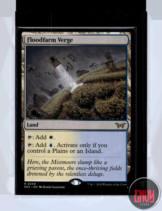 Floodfarm Verge NM 259 Rare Duskmourn: House of Horror Magic: The Gathering