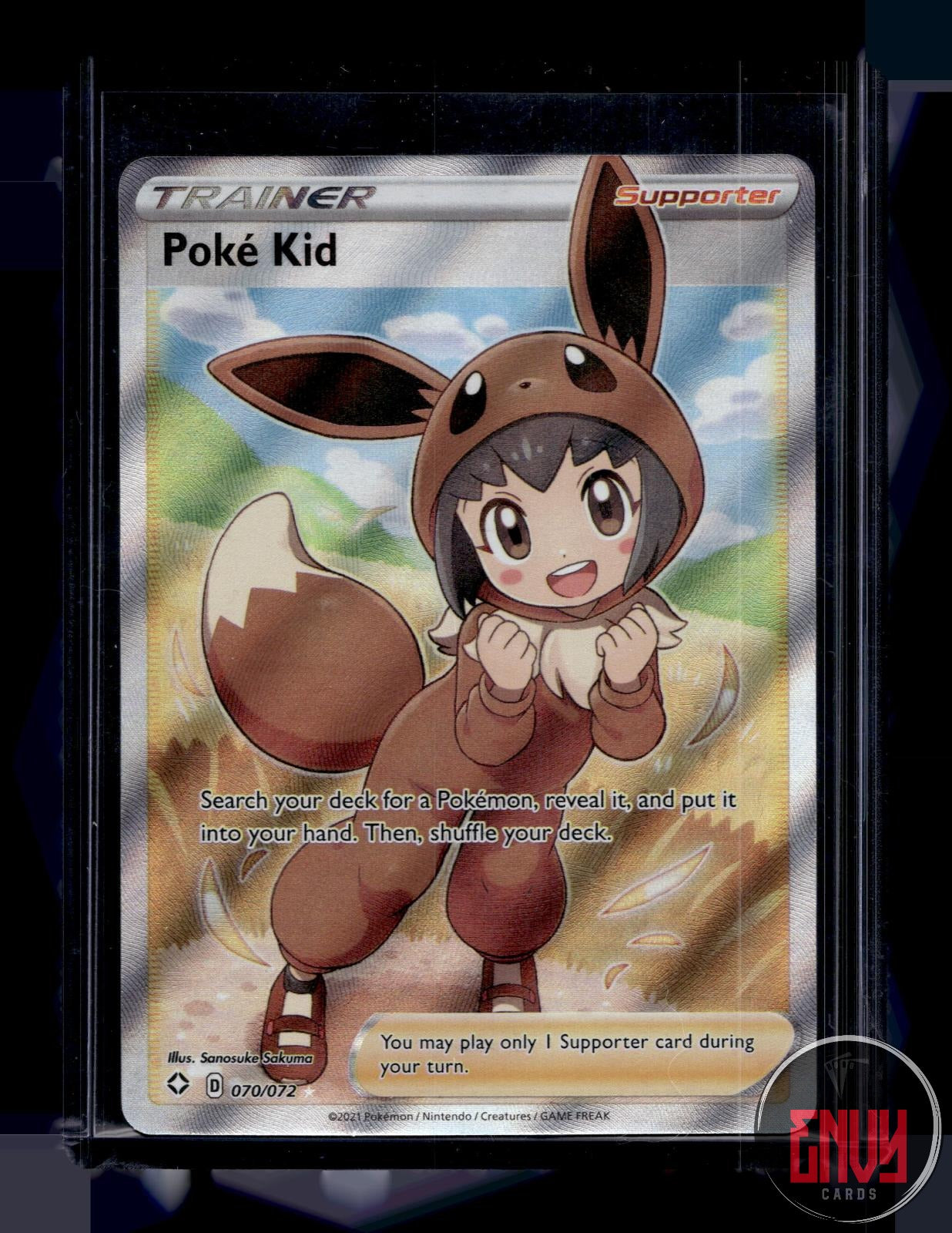 Poke Kid Near Mint 070/072 Ultra Rare Shining Fates Pokemon Holo