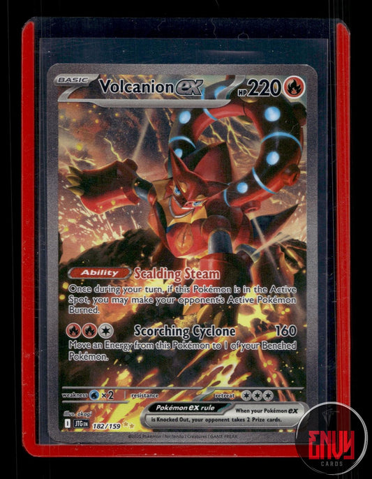 Volcanion ex NM 182/159 Special Illustration Rare Journey Together Pokemon Holo