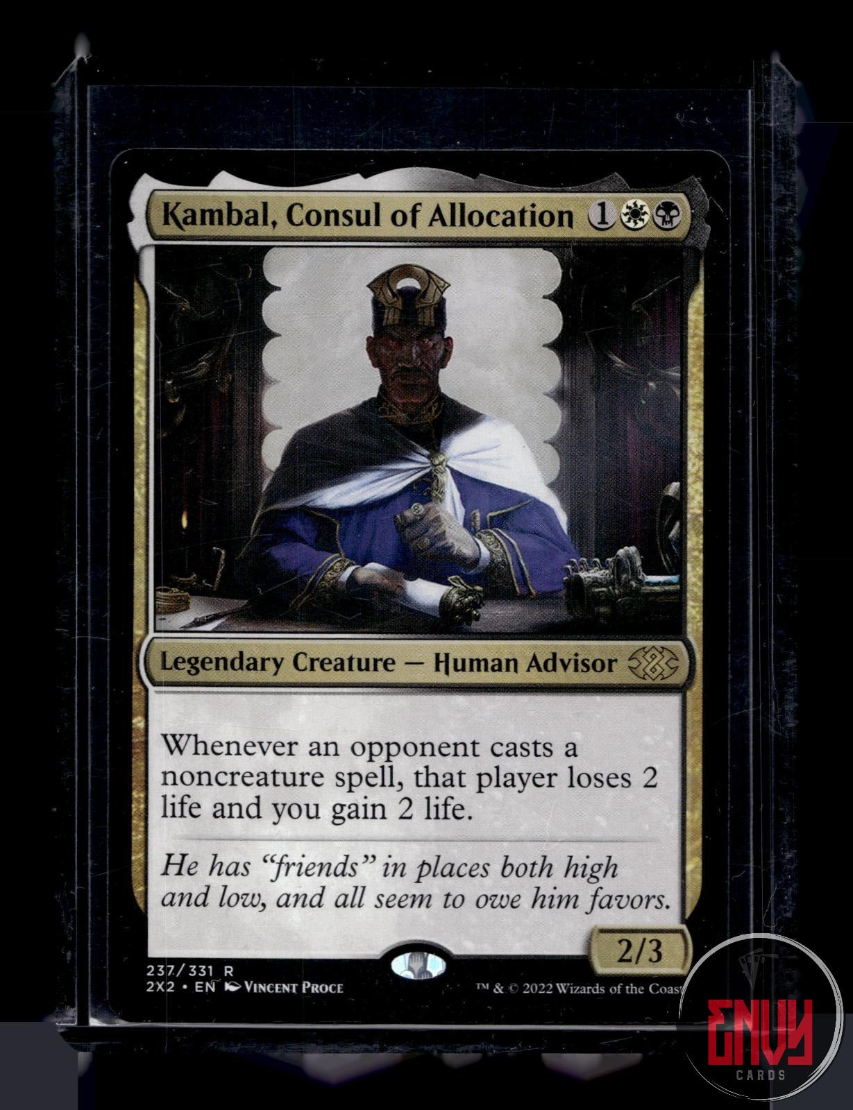 Kambal, Consul of Allocation LP 237 Double Masters 2022 Magic: The Gathering