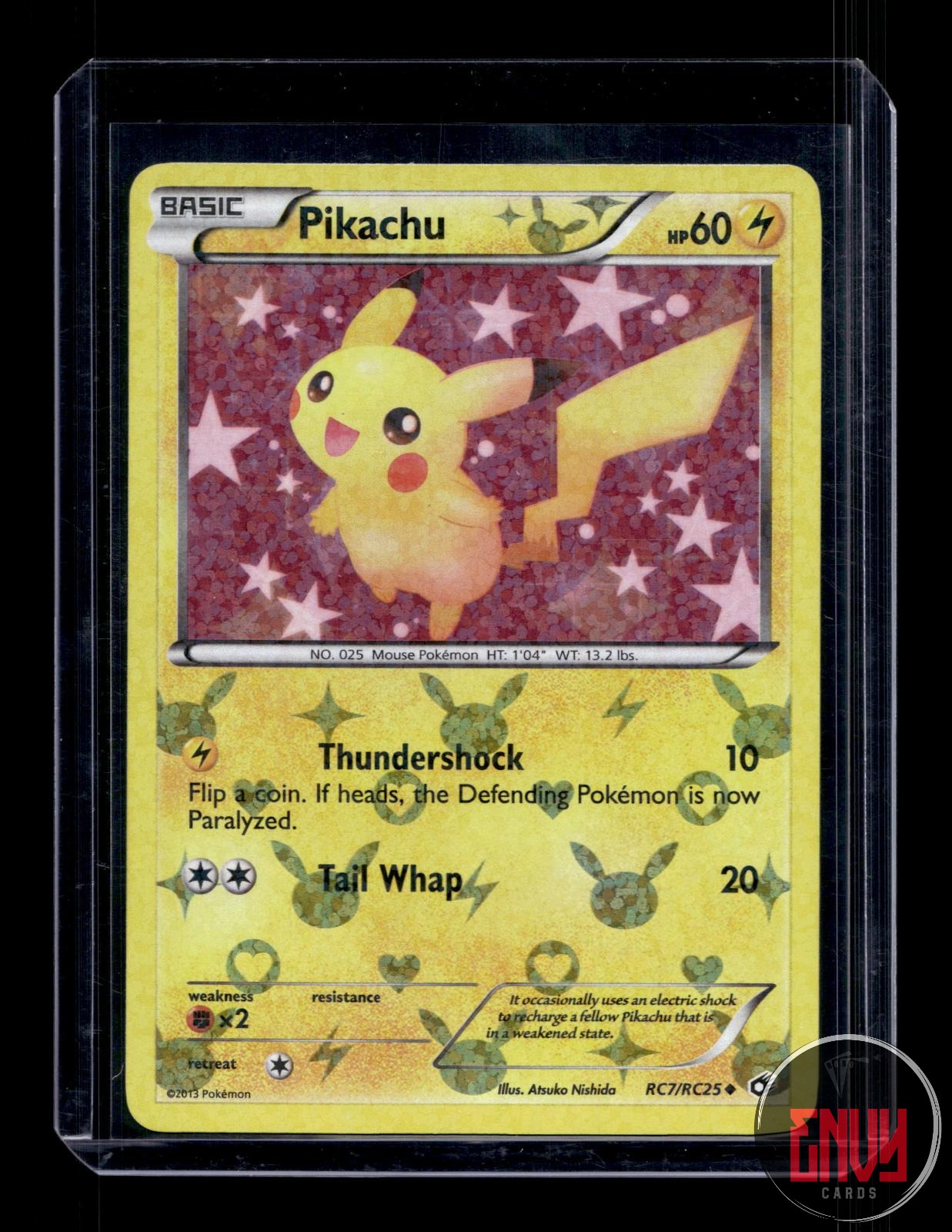 Pikachu MP RC7/RC25 Legendary Treasures: Radiant Collection Pokemon Holo
