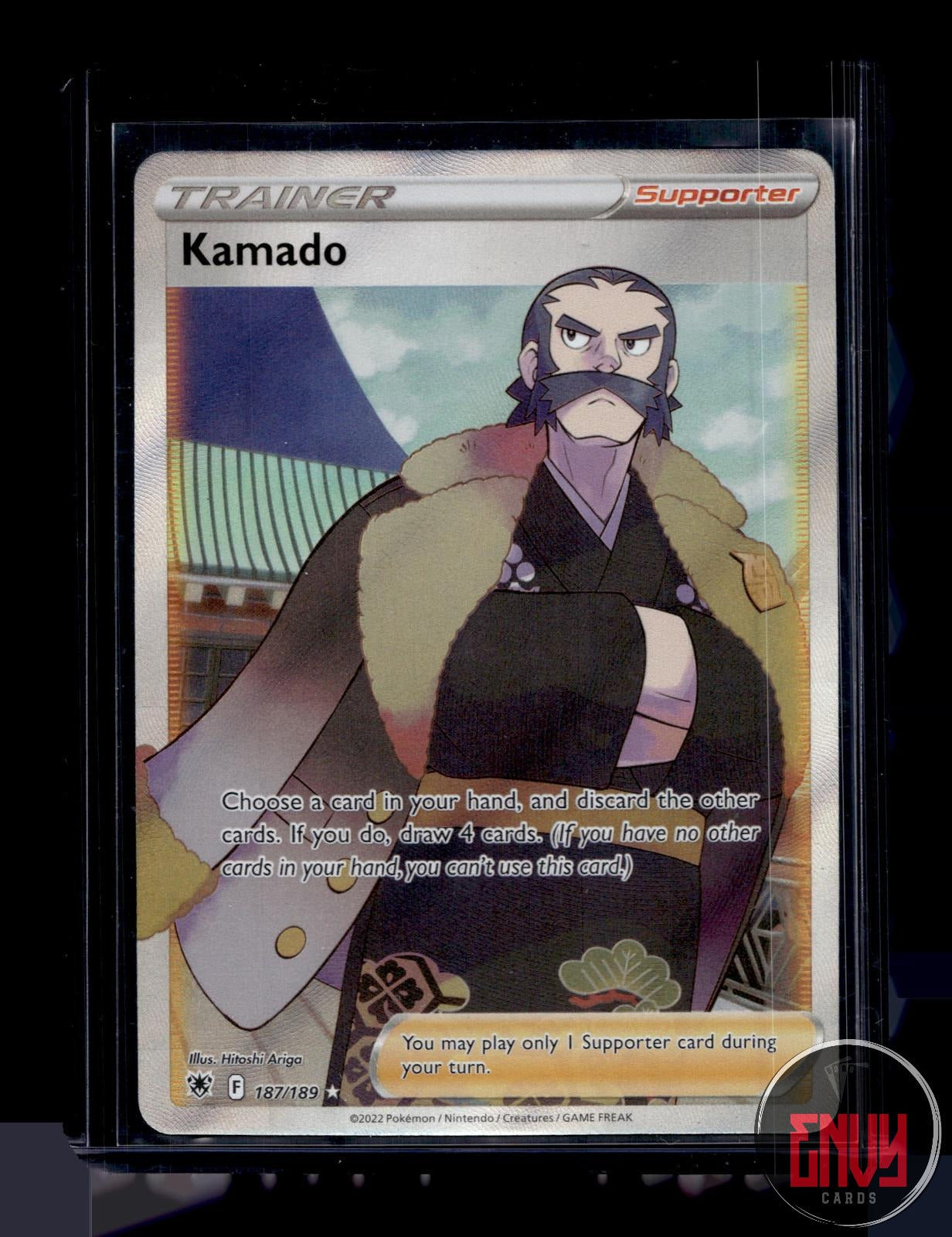 Kamado Near Mint 187/189 Ultra Rare Astral Radiance Pokemon Holo