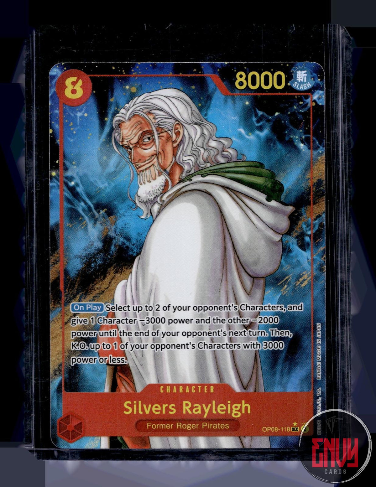 Silvers Rayleigh (Parallel) NM OP08-118 SEC Two Legends One Piece Foil