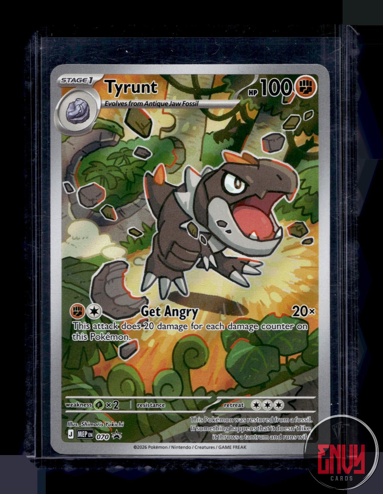Tyrunt Near Mint 070 Promo ME: Mega Evolution Promo Pokemon Holo