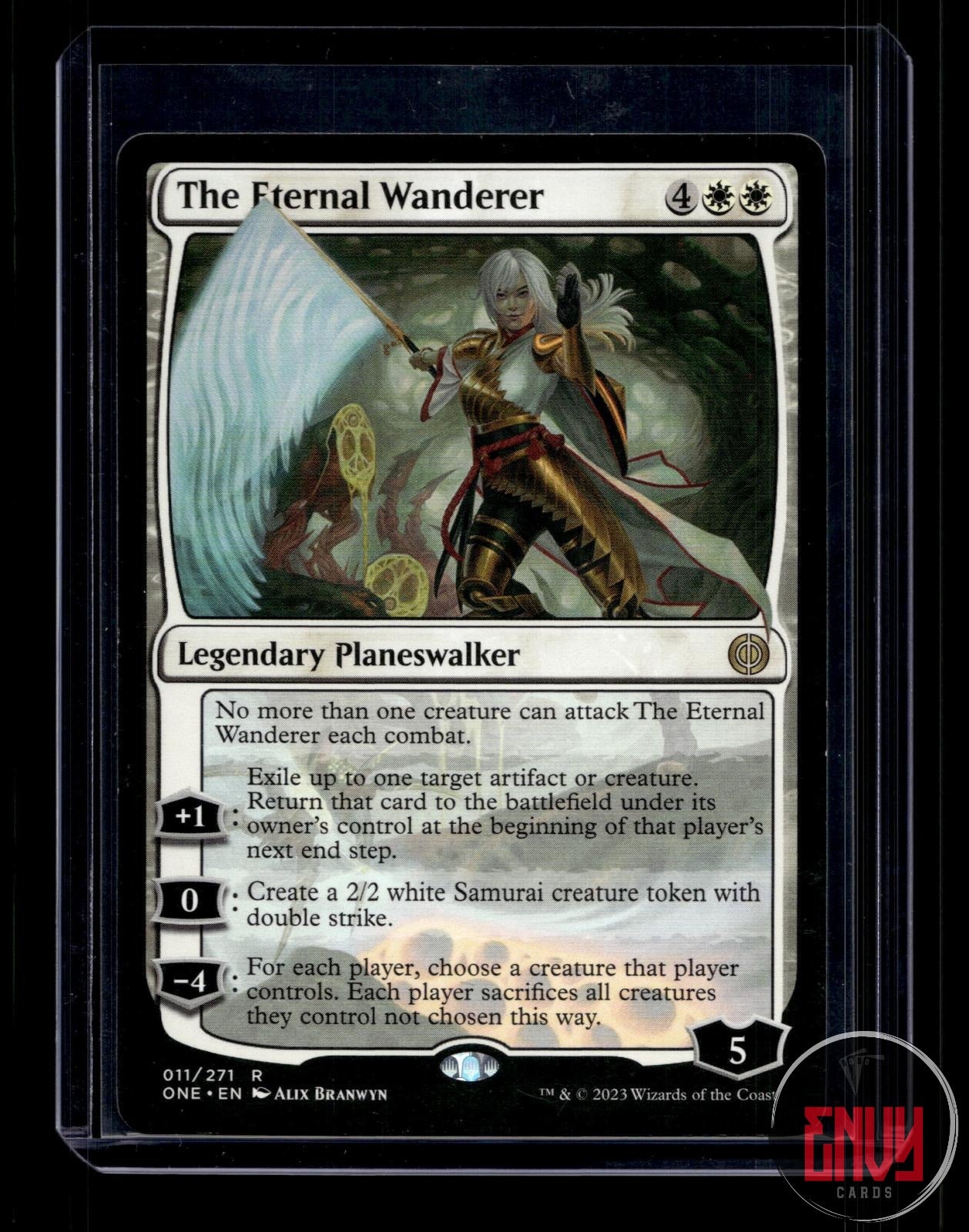 The Eternal Wanderer LP 11 Rare Phyrexia: All Will Be One Magic: The Gathering