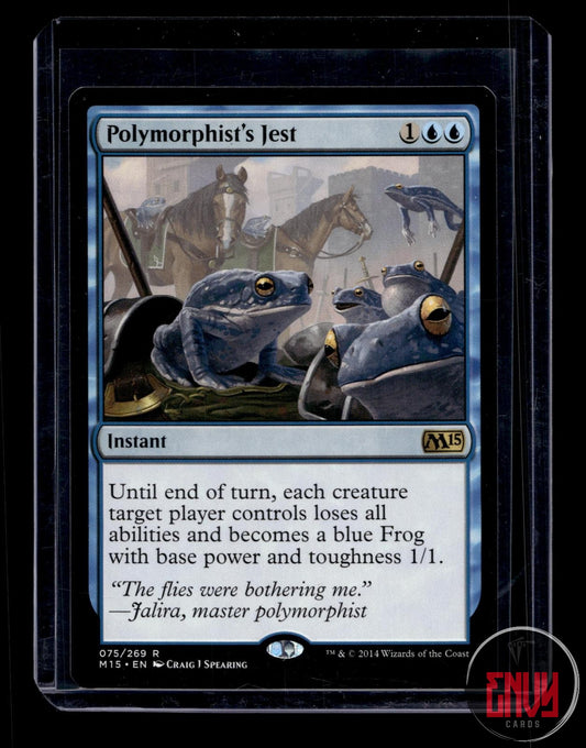 Polymorphist's Jest Lightly Played 75 Rare Magic 2015 (M15)