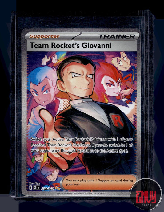Team Rocket's Giovanni NM 238/182 Destined Rivals Pokemon Holo