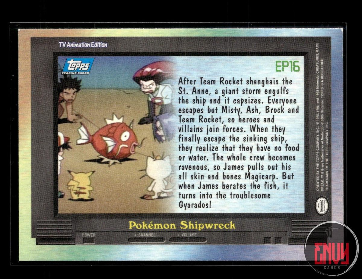 EP16 Pokemon Shipwreck LP #138 Topps Trading Cards Series 2 Pokemon