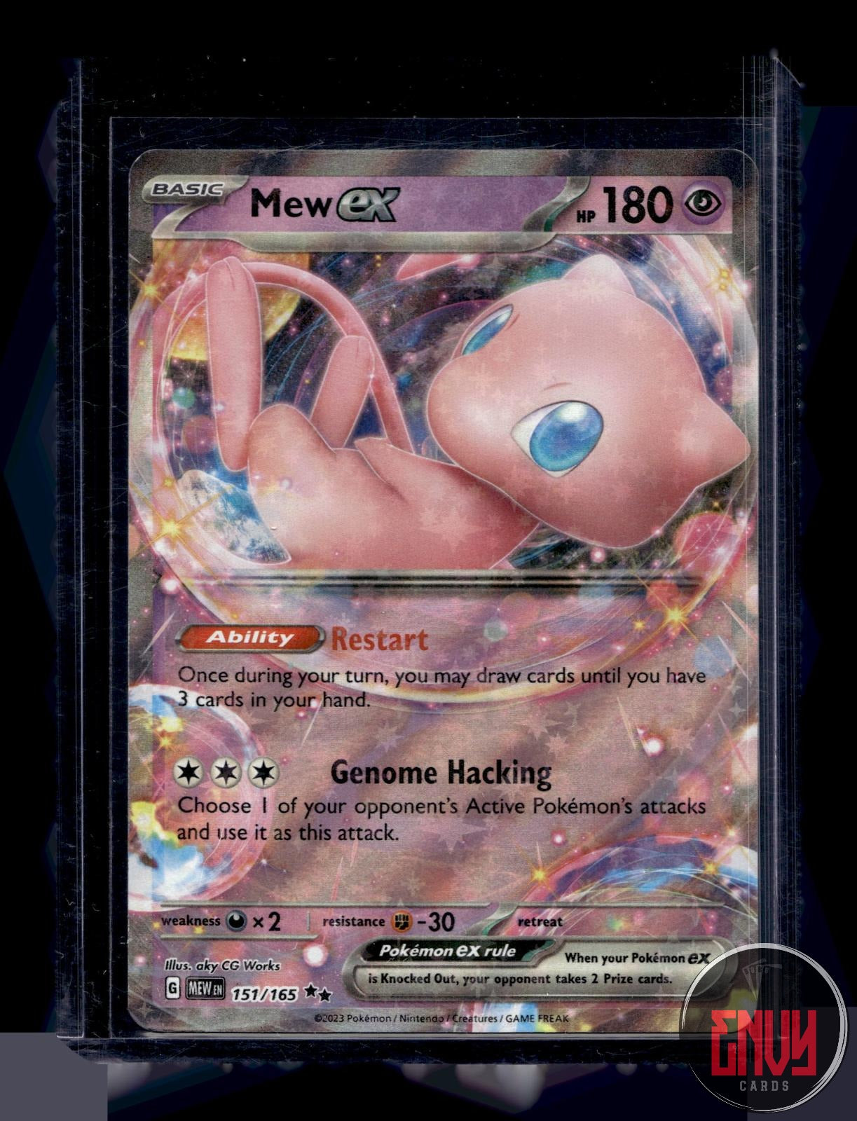 Mew ex Near Mint 151/165 Double Rare 151 Pokemon