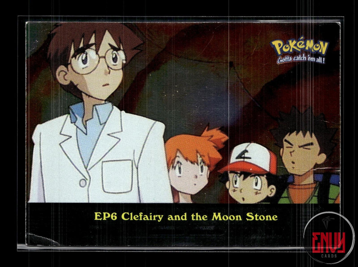 EP6 Clefairy and the Moon Stone LP #128 Topps Trading Cards Series 2 FOIL
