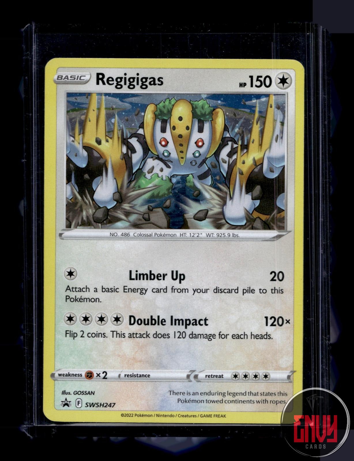 Regigigas (Cosmos Holo) LP SWSH247 Promo Sword & Shield Promo Pokemon
