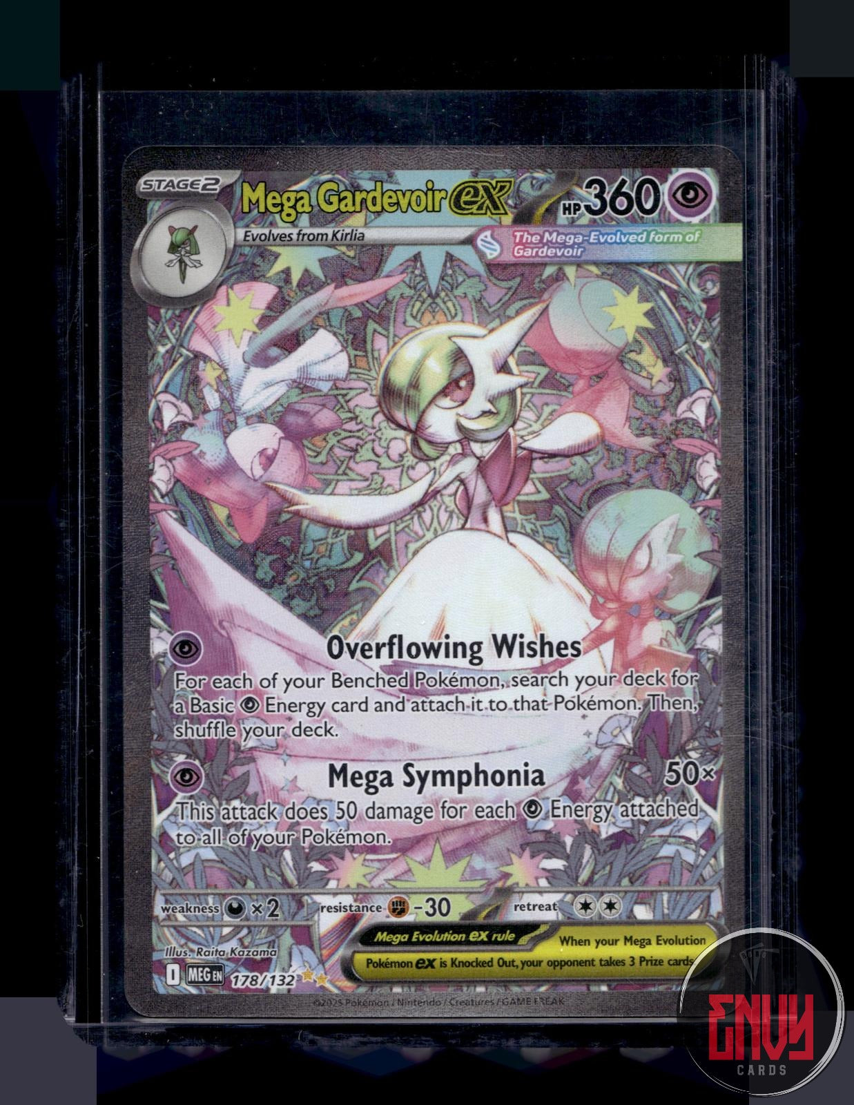 Mega Gardevoir ex NM 178/132 Mega Evolution Pokemon Holo