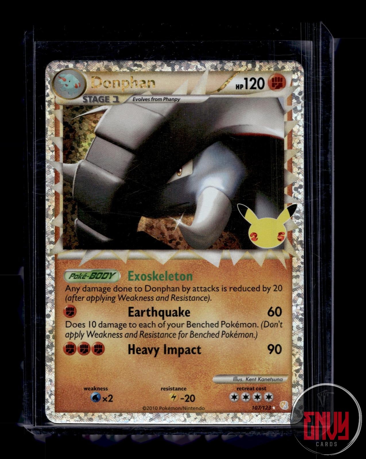 Donphan NM 107/123 Celebrations: Classic Collection Pokemon Holo