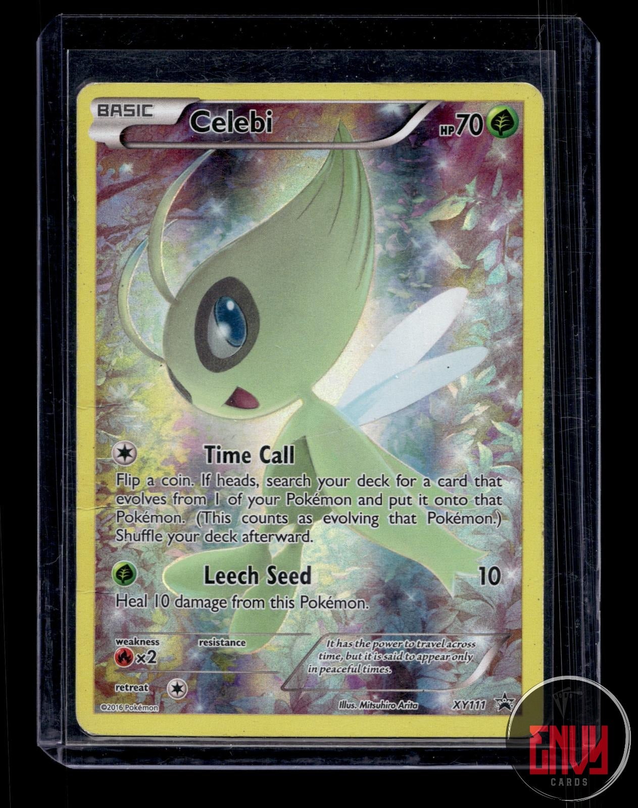 Celebi Damaged XY111 Promo XY Promo Pokemon Holo