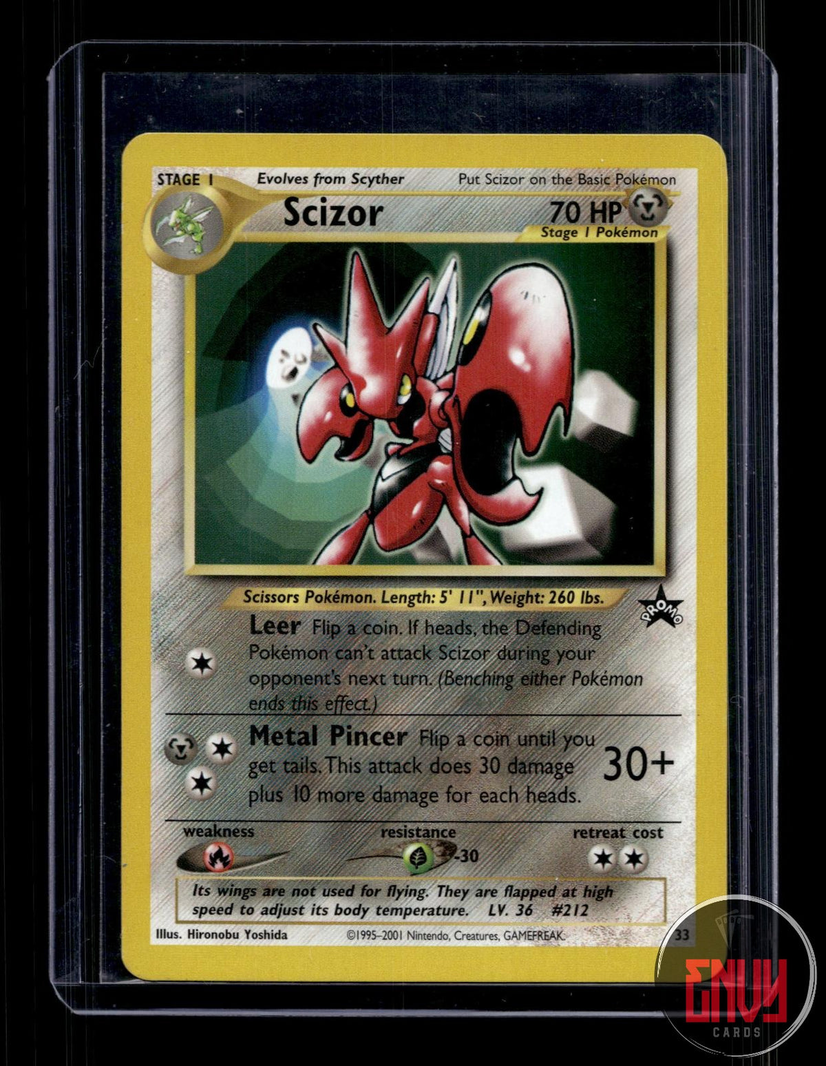 Scizor Lightly Played 33 Promo Wizards Black Star Promos Pokemon