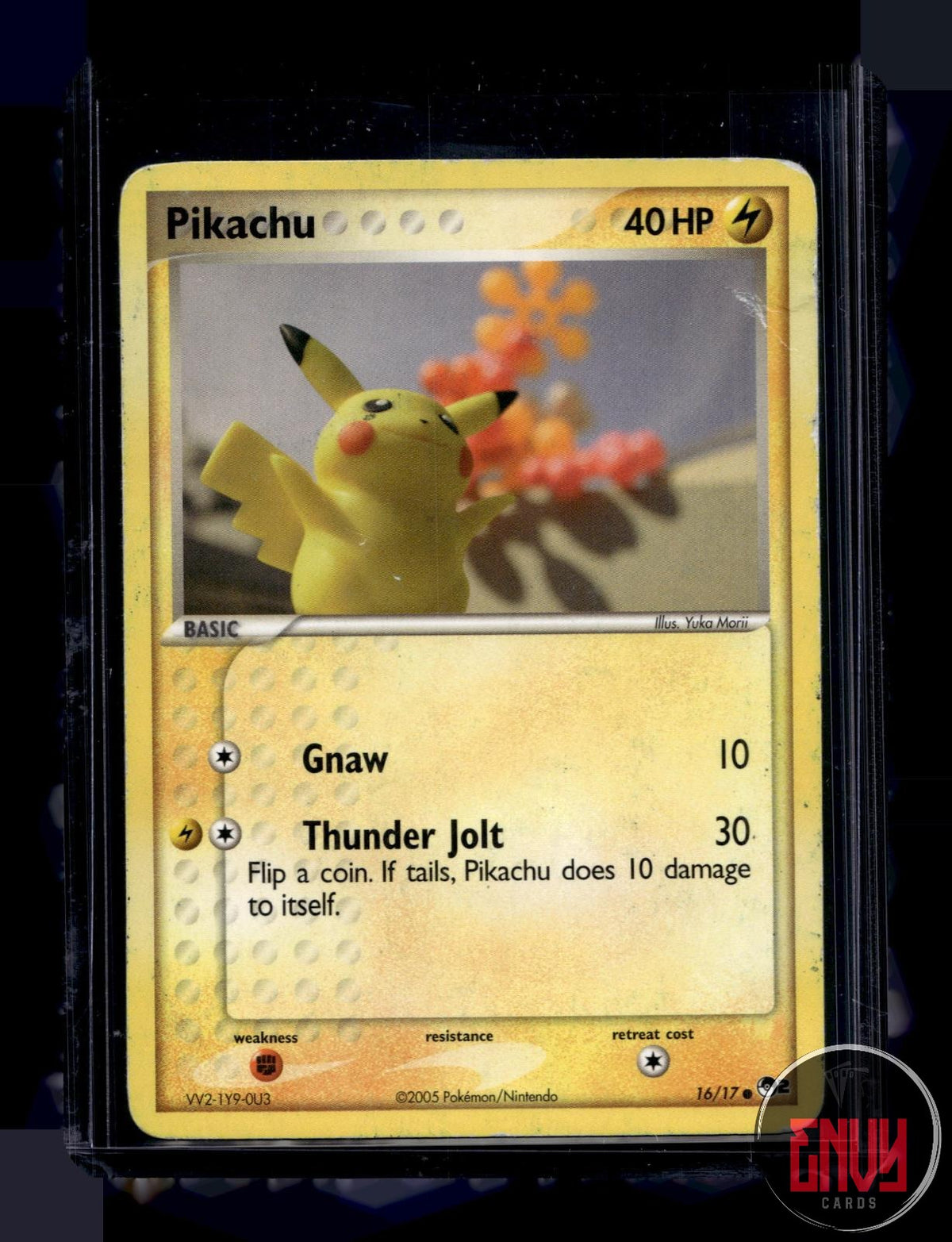 Pikachu Damaged 16/17 Common POP Series 2 Pokemon
