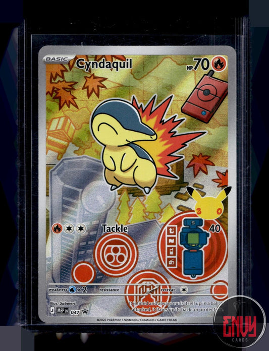 Cyndaquil Near Mint 047 Promo ME: Mega Evolution Promo Pokemon Holo