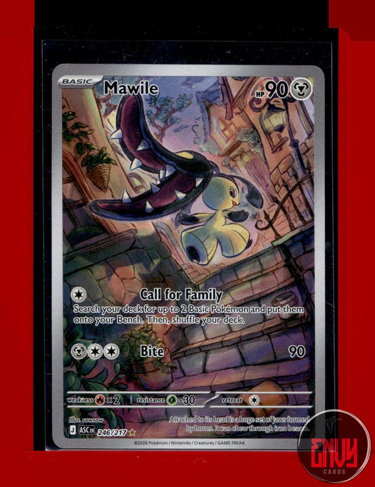 Mawile Near Mint 246/217 Illustration Rare Ascended Heroes Pokemon