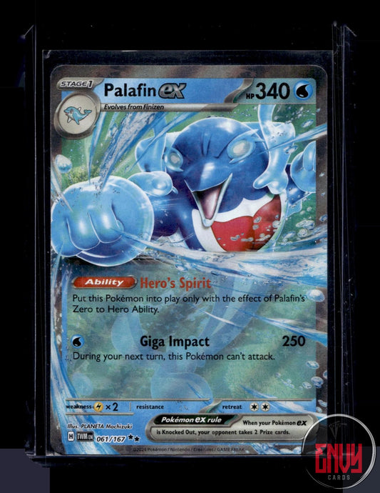 Palafin ex Near Mint 061/167 Double Rare Twilight Masquerade Pokemon
