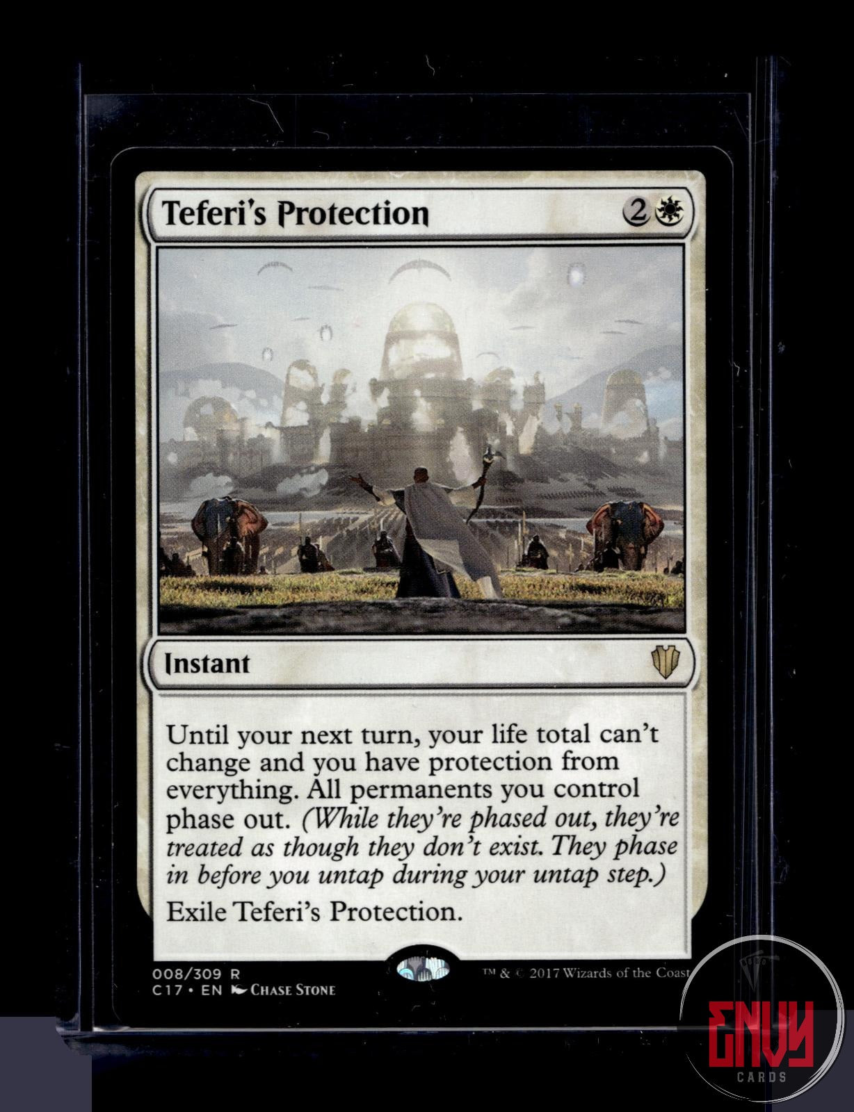 Teferi's Protection Lightly Played 8 Rare Commander 2017