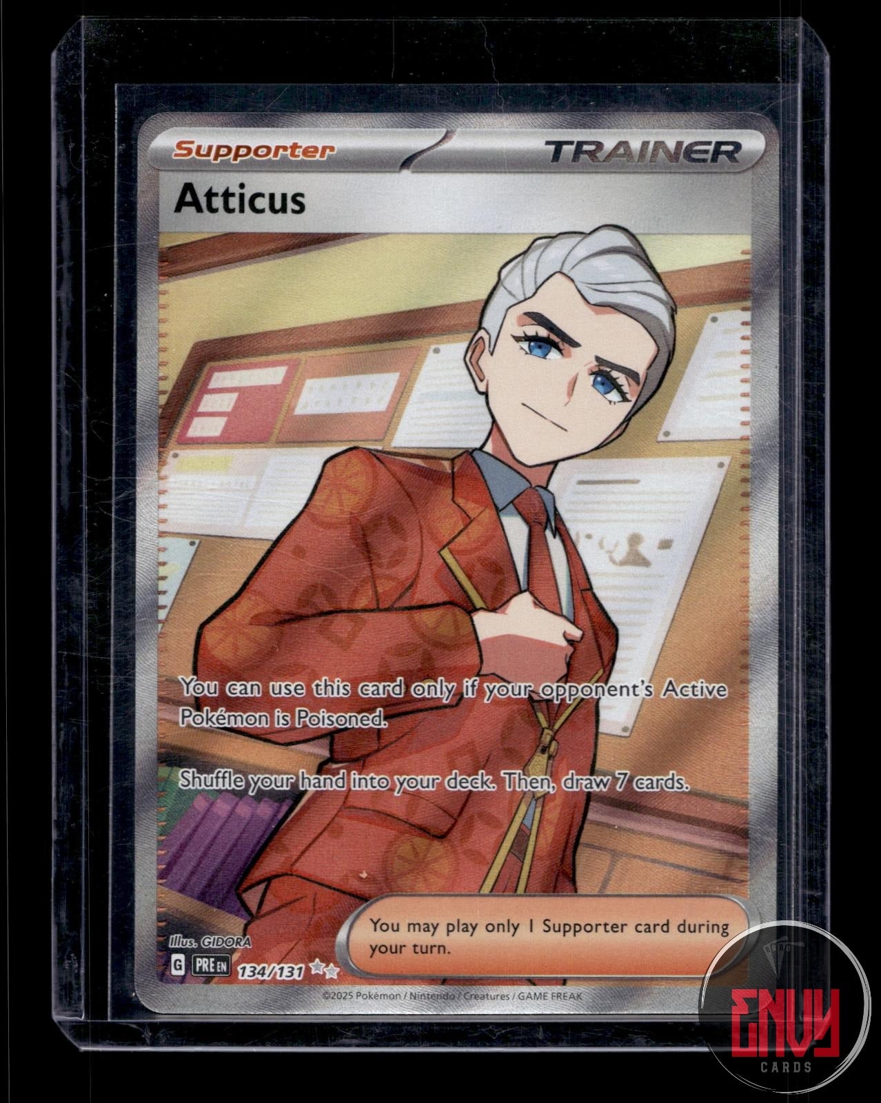 Atticus Near Mint 134/131 Ultra Rare Prismatic Evolutions Pokemon
