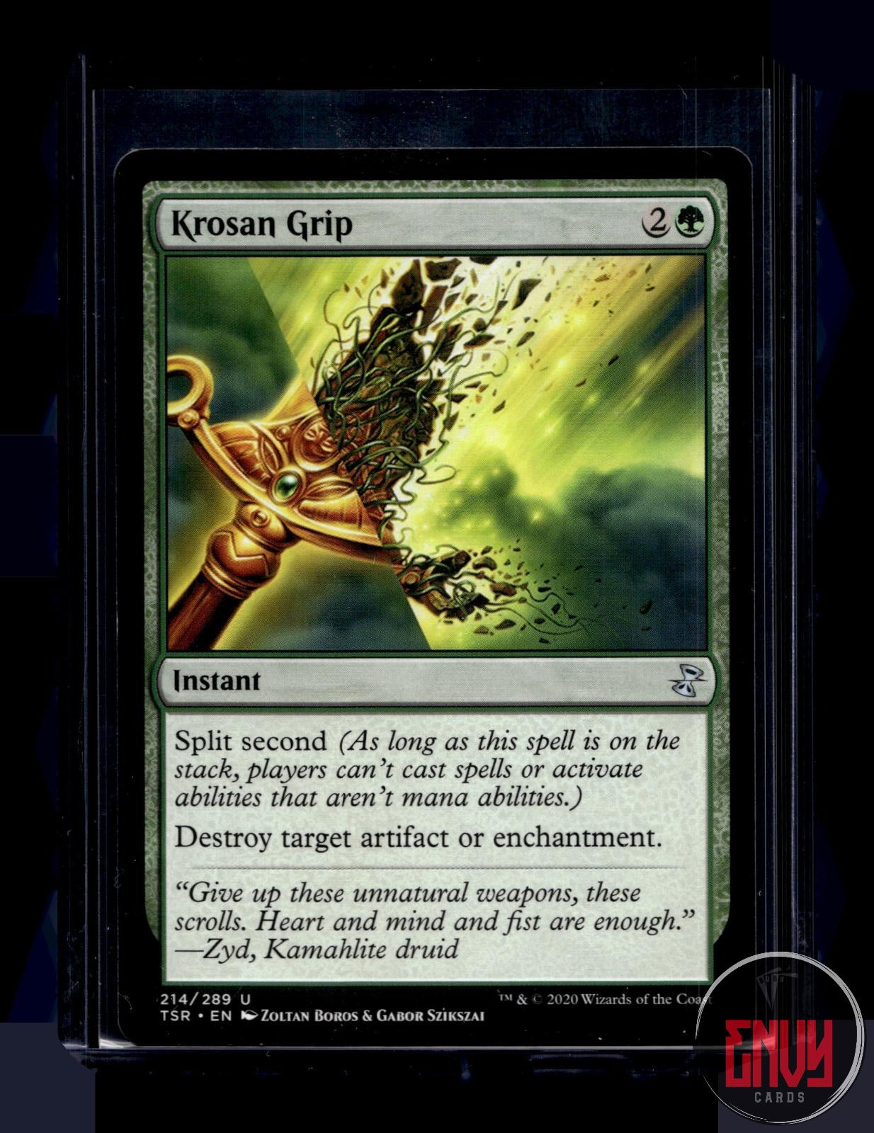 Krosan Grip Near Mint 214 Uncommon Time Spiral: Remastered Magic: The Gathering