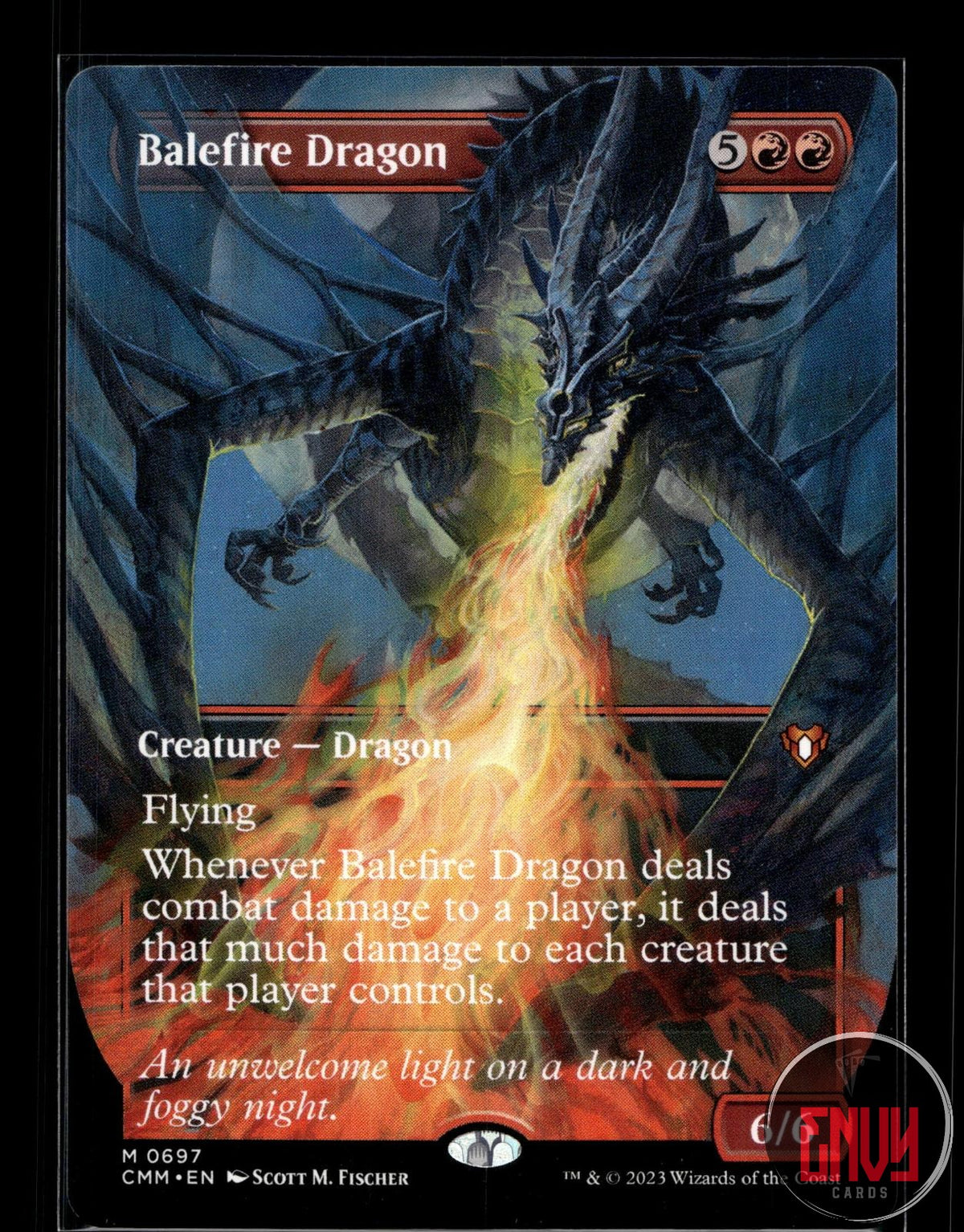 Balefire Dragon (Borderless) Near Mint 697 Mythic Commander Masters