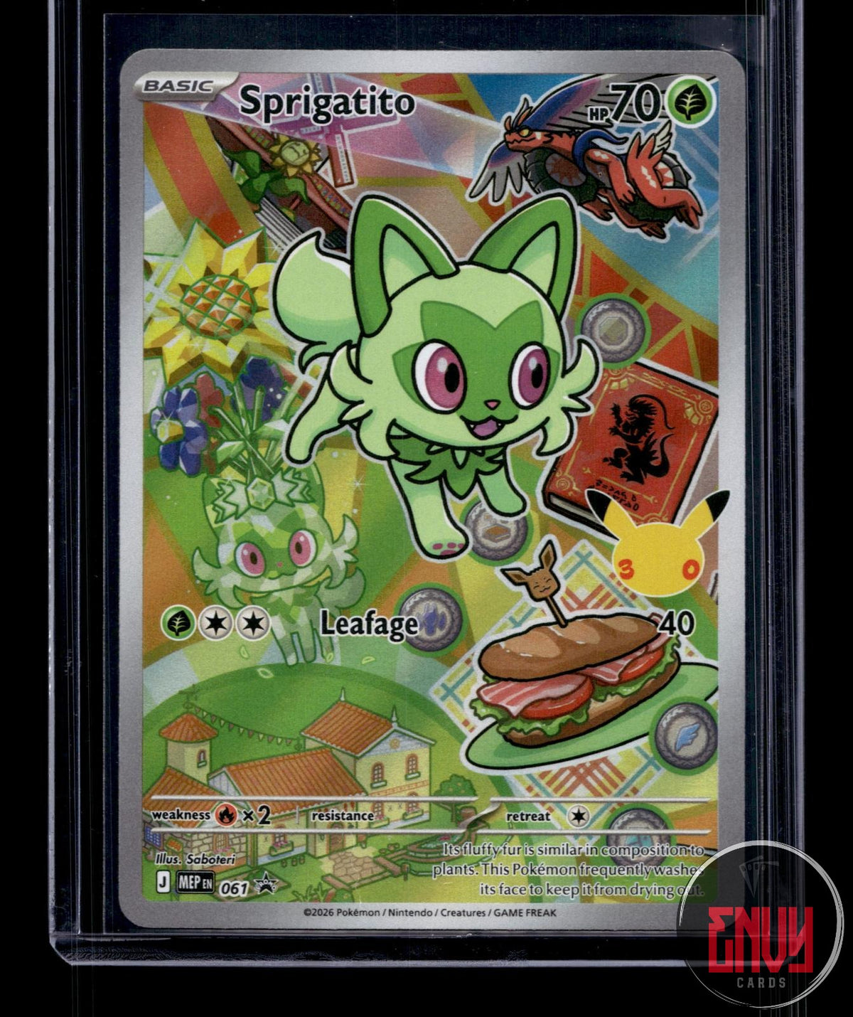 Sprigatito NM 061 P First Partner Collection 2026 Pokemon Holo