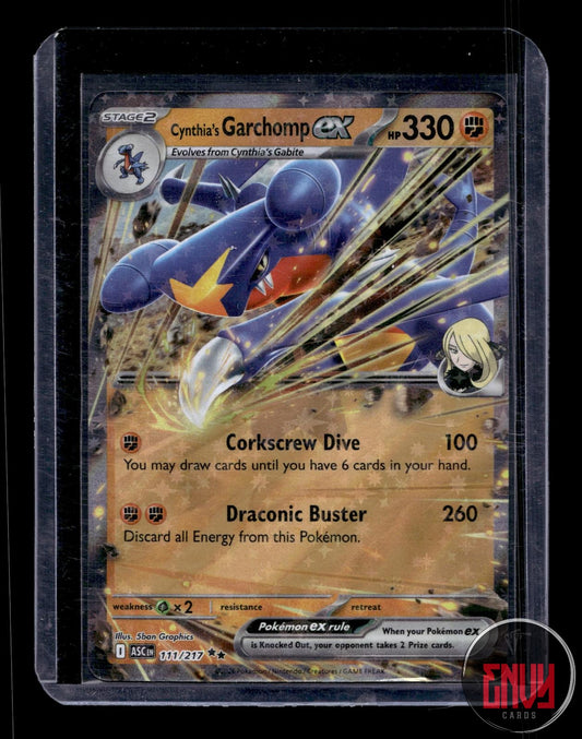 Cynthia's Garchomp ex Near Mint 111/217 Double Rare Ascended Heroes Pokemon